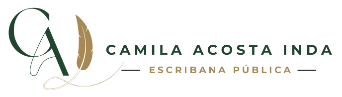 Escribana Camila Acosta Inda