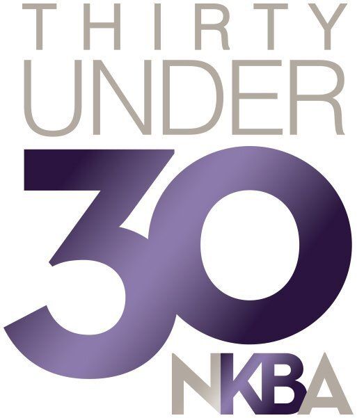 Thirty Under 30 NKBA logo in gray and purple text