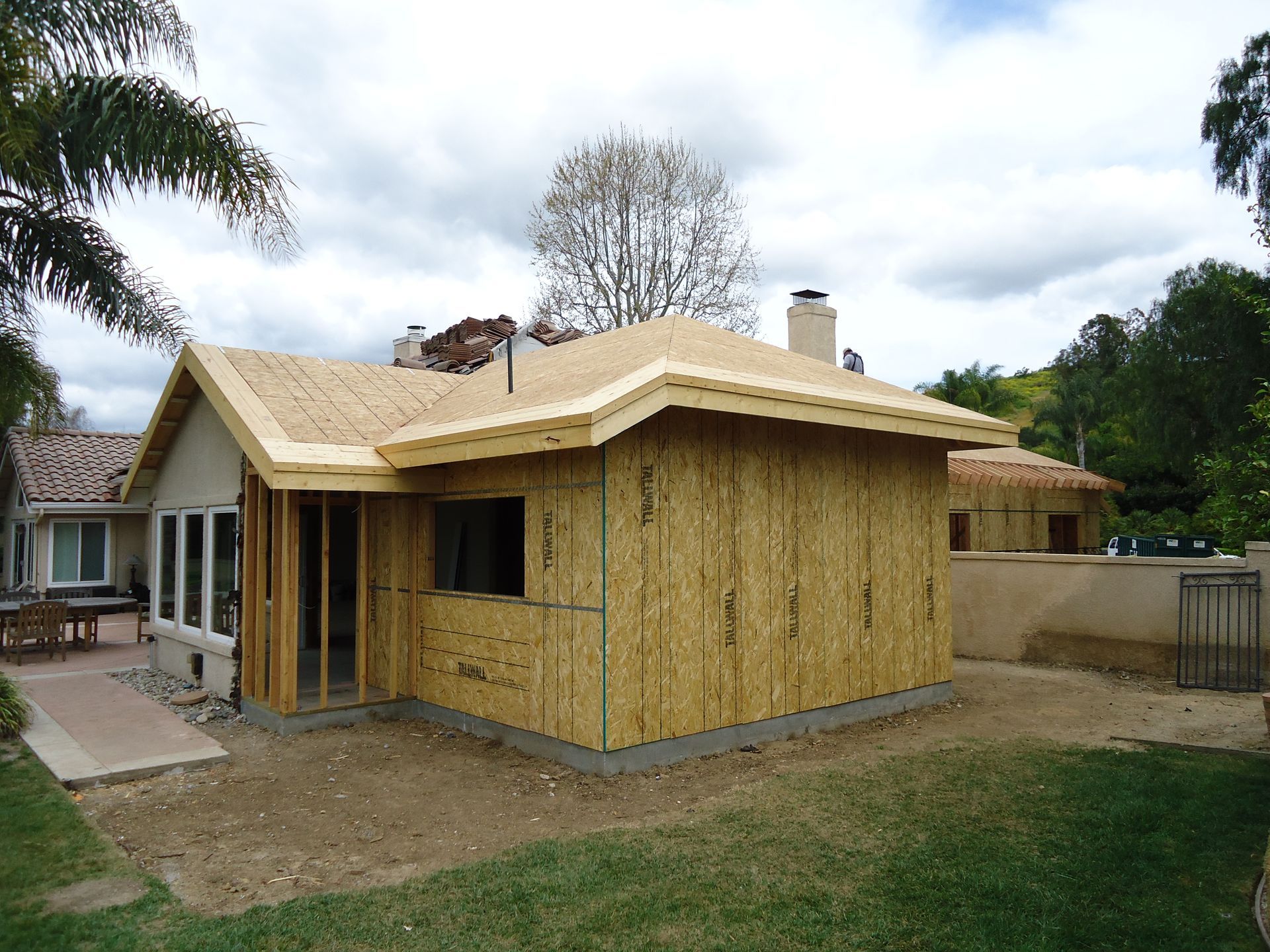 During Construction of Kitchen Expansion, Lynnmere Estates, Thousand Oaks