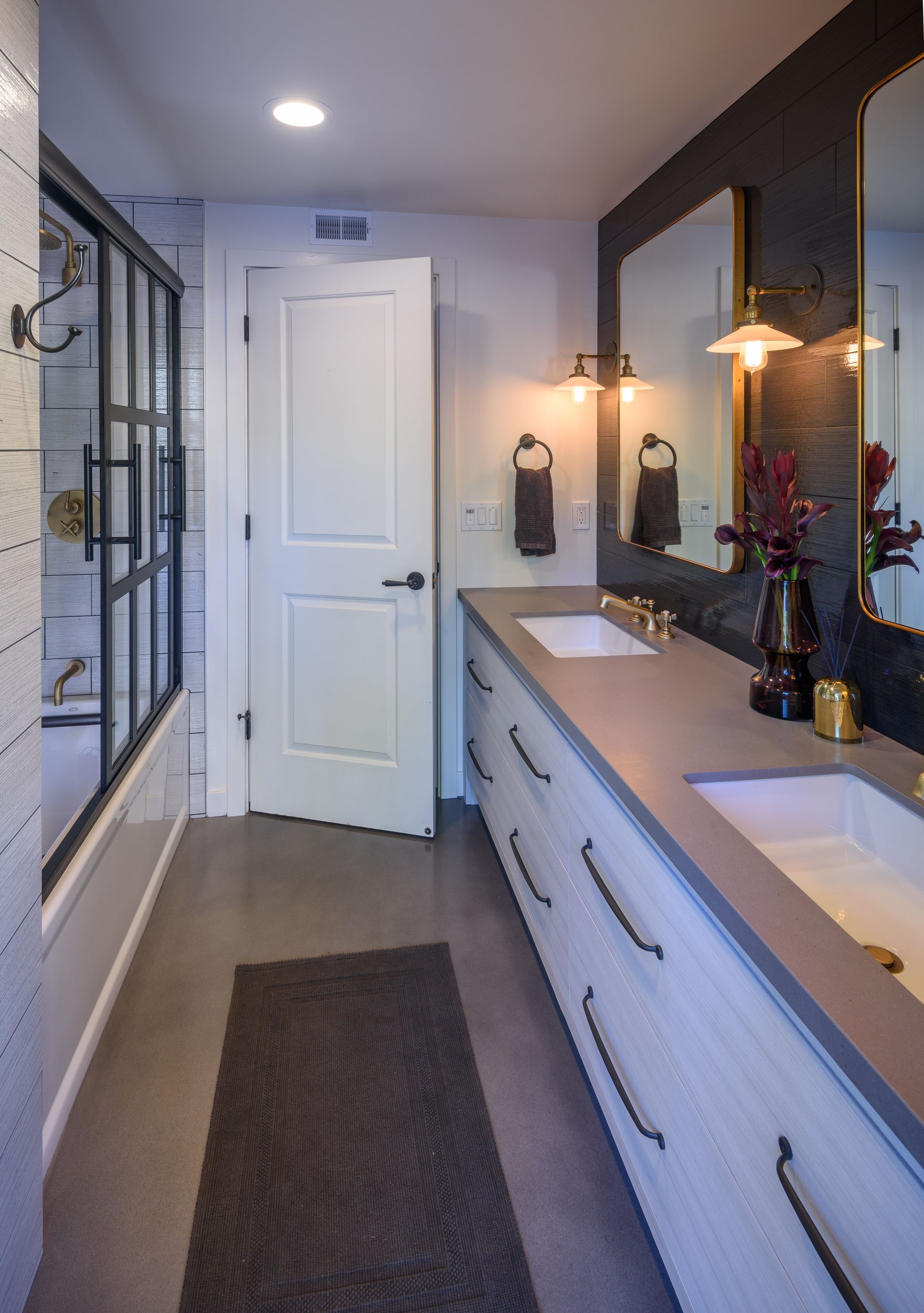 Designer Touches in Modern Bathroom Remodel, Westlake Village