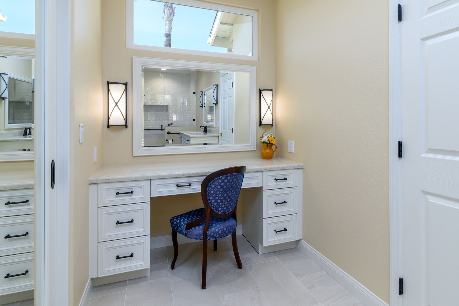 Vanity Station in New Bathroom, Addition, Thousand Oaks, CA
