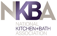 NKBA National Kitchen-Bath Association logo in beige and purple text