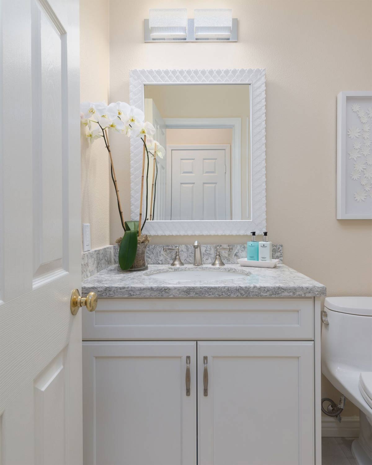 Perfect Powder Bathroom Remodel, Newbury Park