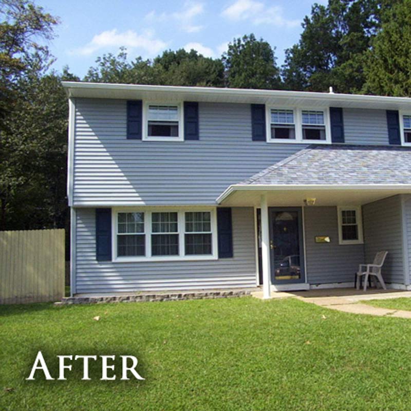 after photo of house