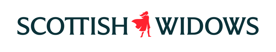Scottish Widows logo with red figure.