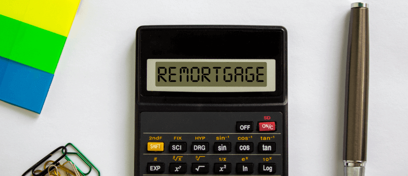 Calculator displaying the word 
