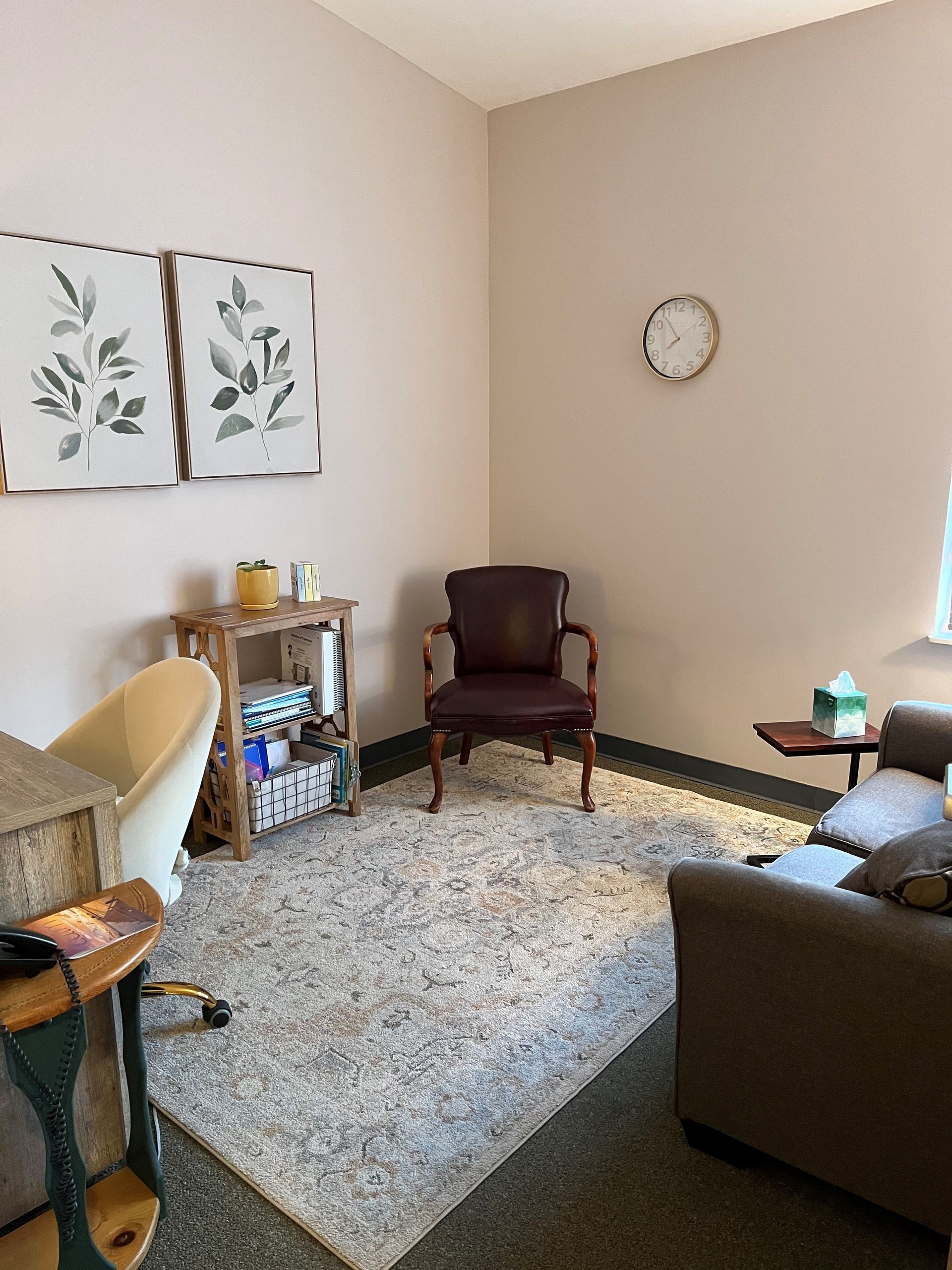 Interior of the Oakdale Psychology Associates office in Vestal, NY