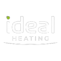 It is a logo for a company called ideal heating.