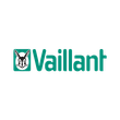 A logo for a company called vaillant with a cat on it.