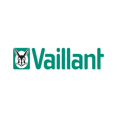 A logo for a company called vaillant with a cat on it.
