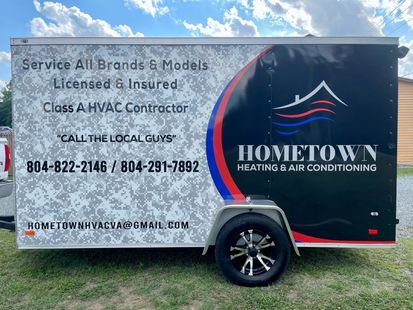Hometown heating and air van
