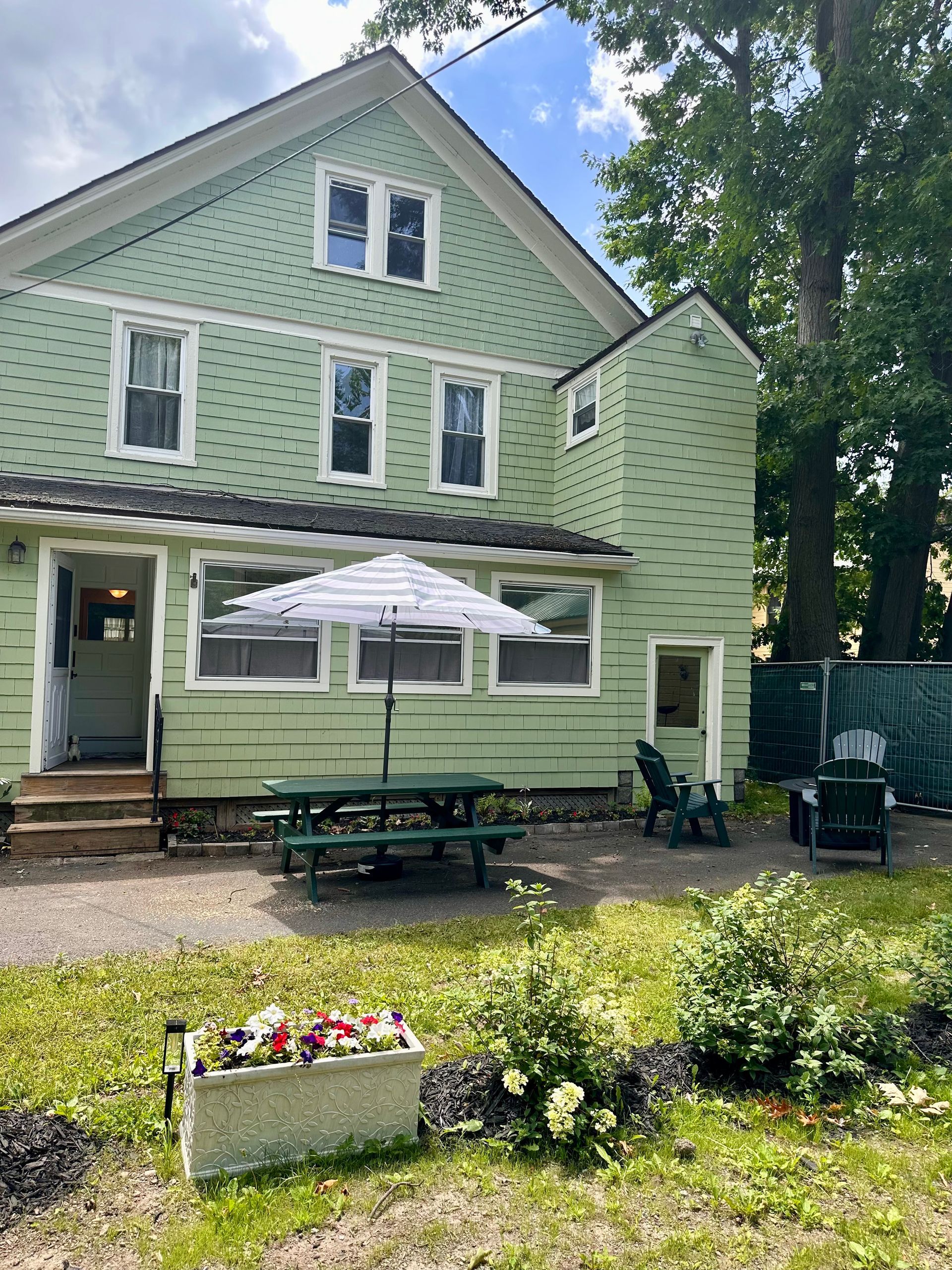 The Bemus Point House rear exterior