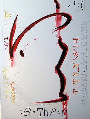 A piece of paper with a drawing of a rabbit on it