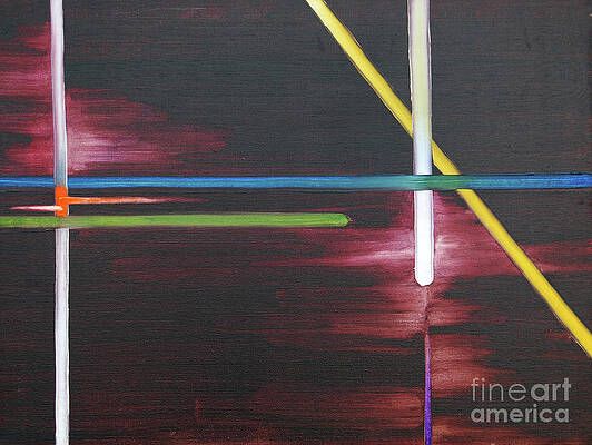 A close up of a painting by fine art america