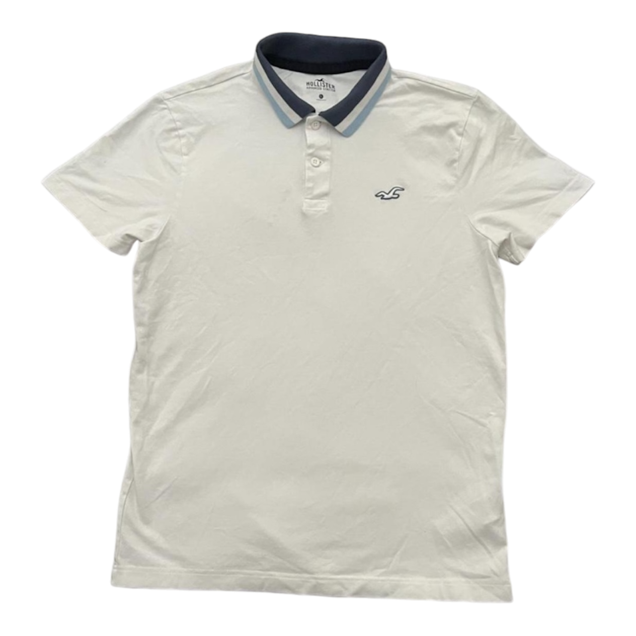 Abercrombie 'White&Blue' Polo