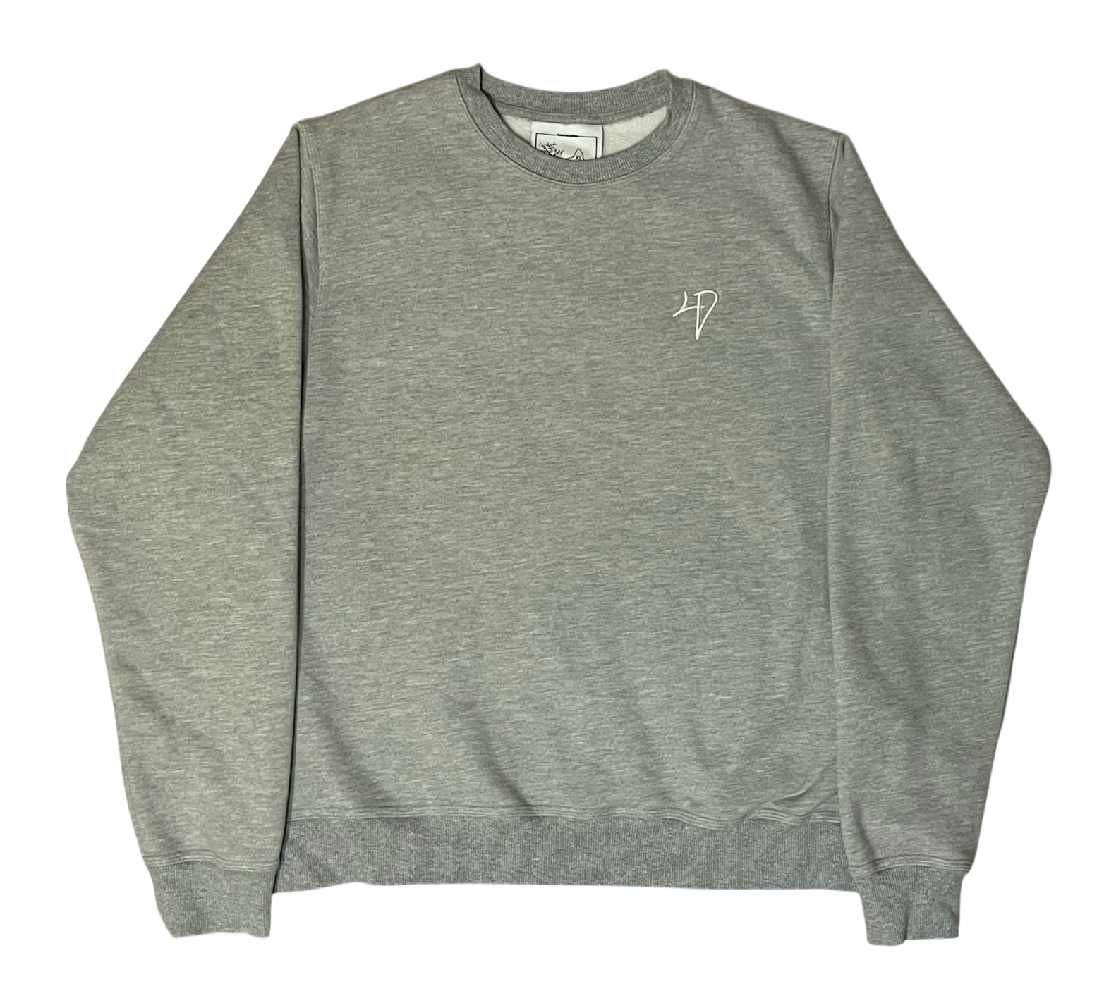 Gray '4D' Crewneck