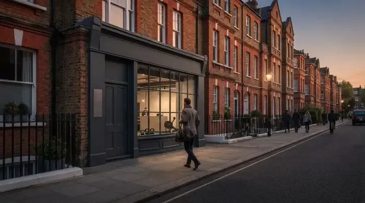 Gym near West Hampstead station on Broadhurst Gardens, a short walk from the tube
