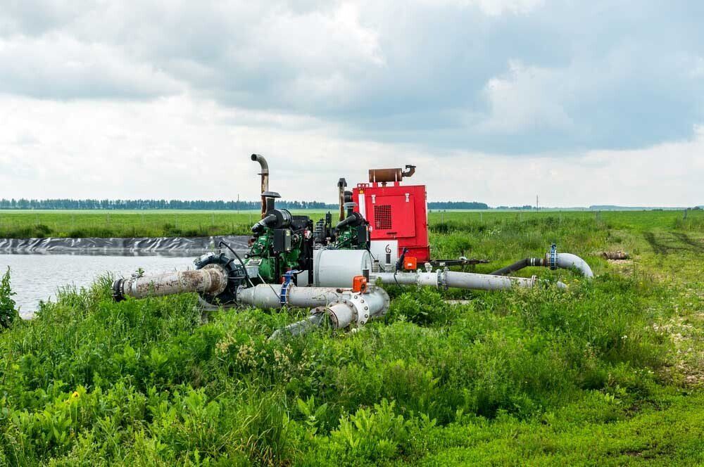 Pump In Field — Irrigation Supplies in Yeppoon, QLD