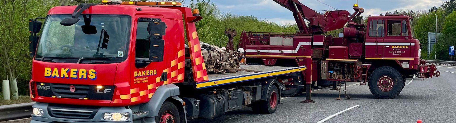 Heavy Winching on Hampshire roads