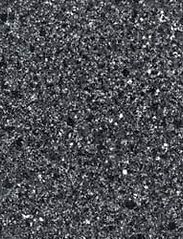 Dark speckled granite surface. Predominantly dark gray with small white and silver flecks.