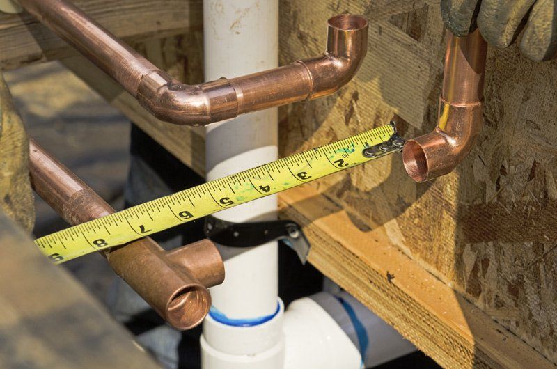 Copper Pipe Domestic Water System — Dempsey Plumbing in Long Jetty