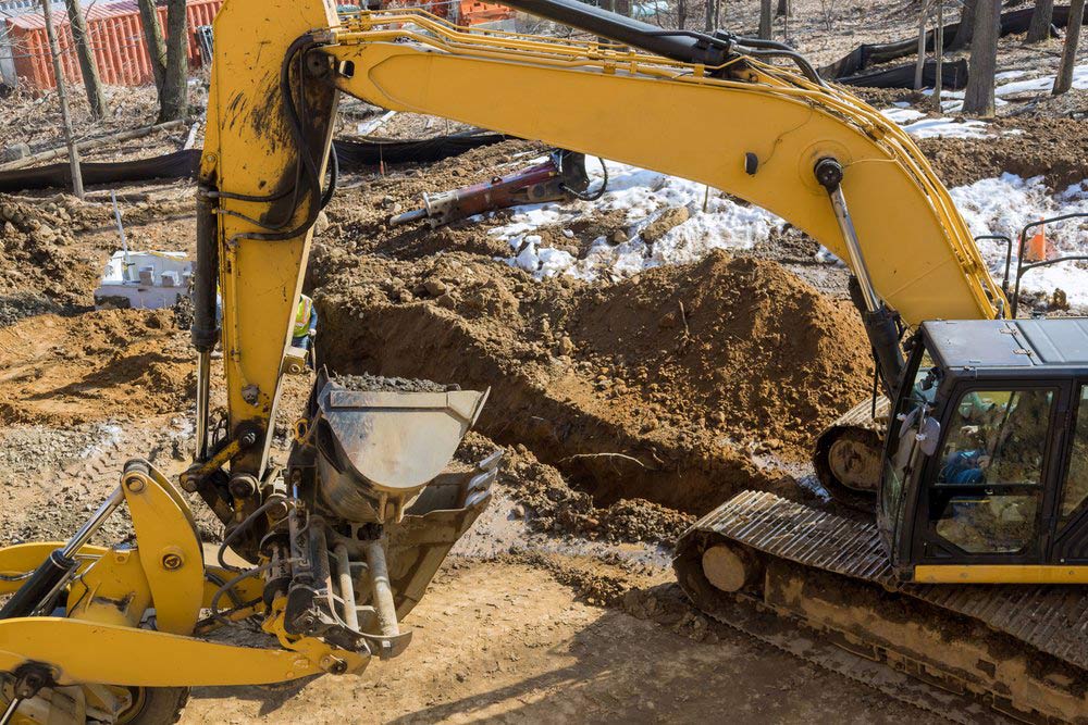 Laying Sewer Wells Pipes Sewage Drainage System — Dempsey Plumbing in Woy Woy