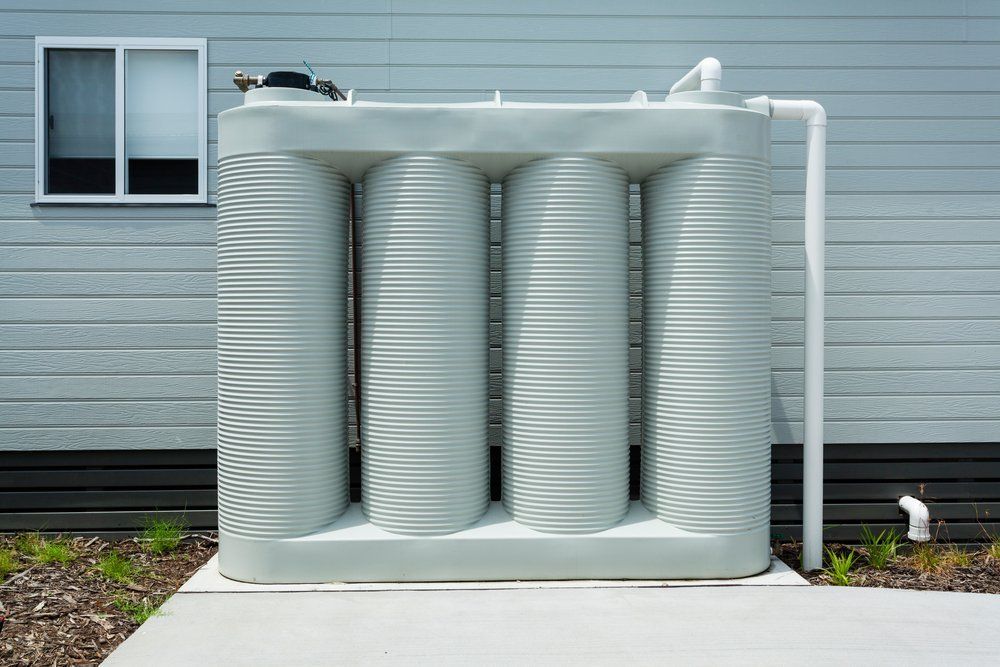 Rainwater collection tank — Dempsey Plumbing In Cooranbong