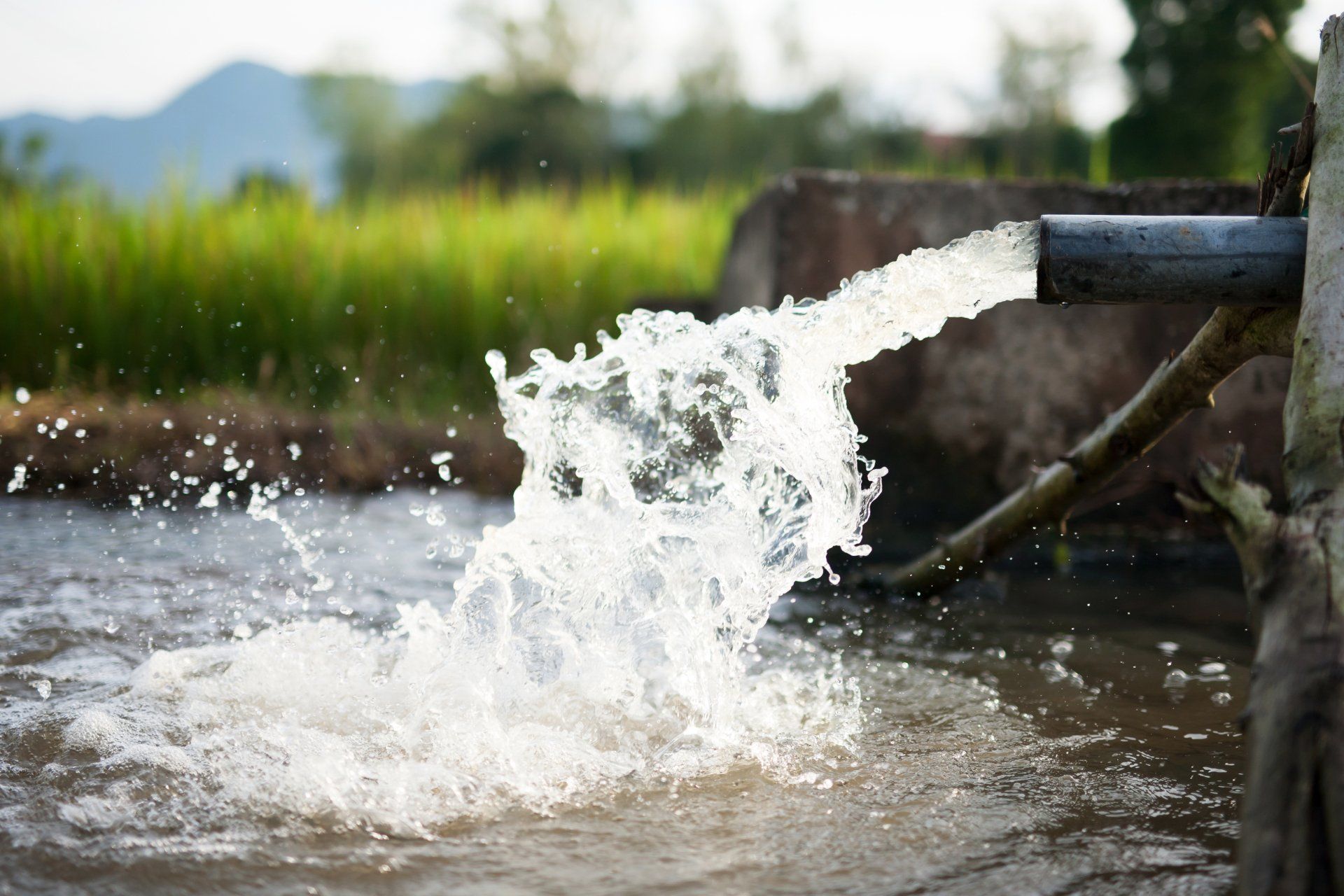 Water Flow From Pipe — Dempsey Plumbing in Gosford
