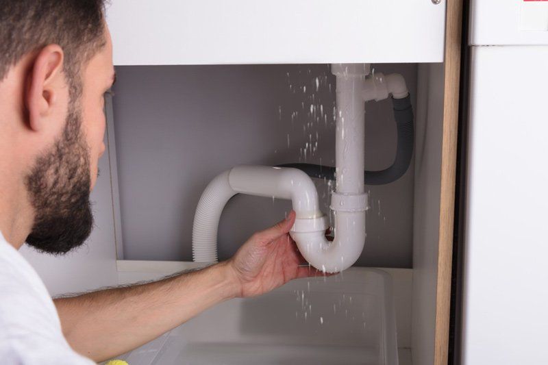 Sink Pipe Leakage In Kitchen — Dempsey Plumbing in Terrigal