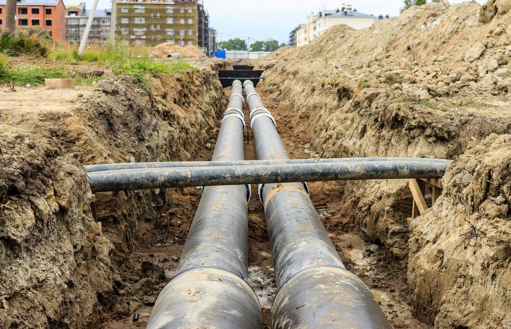 Laying Of Heating Pipeline — Dempsey Plumbing in Woy Woy