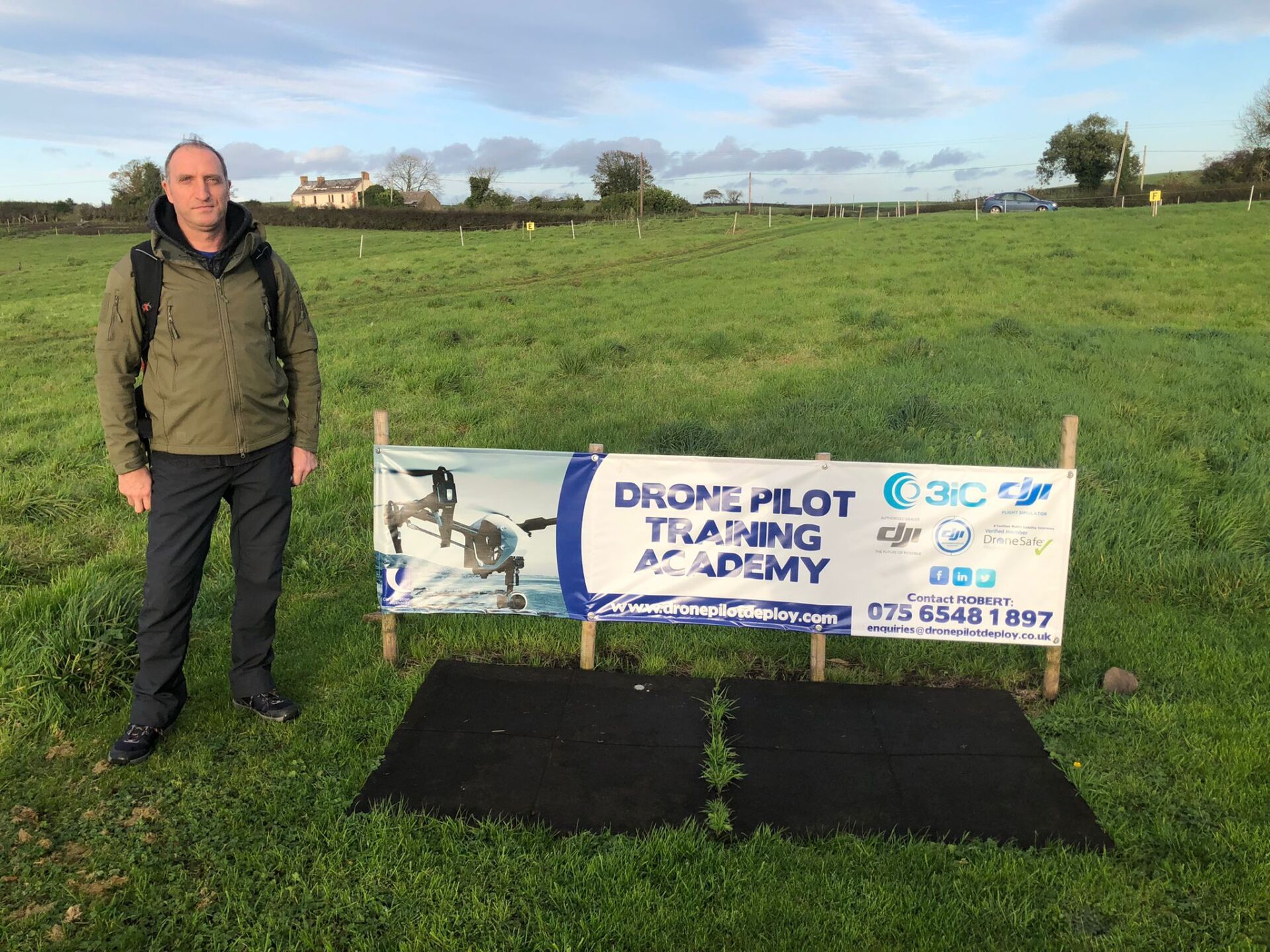 Drone Pilot Training Academy, with George Toma who just passed his GVC Exam.