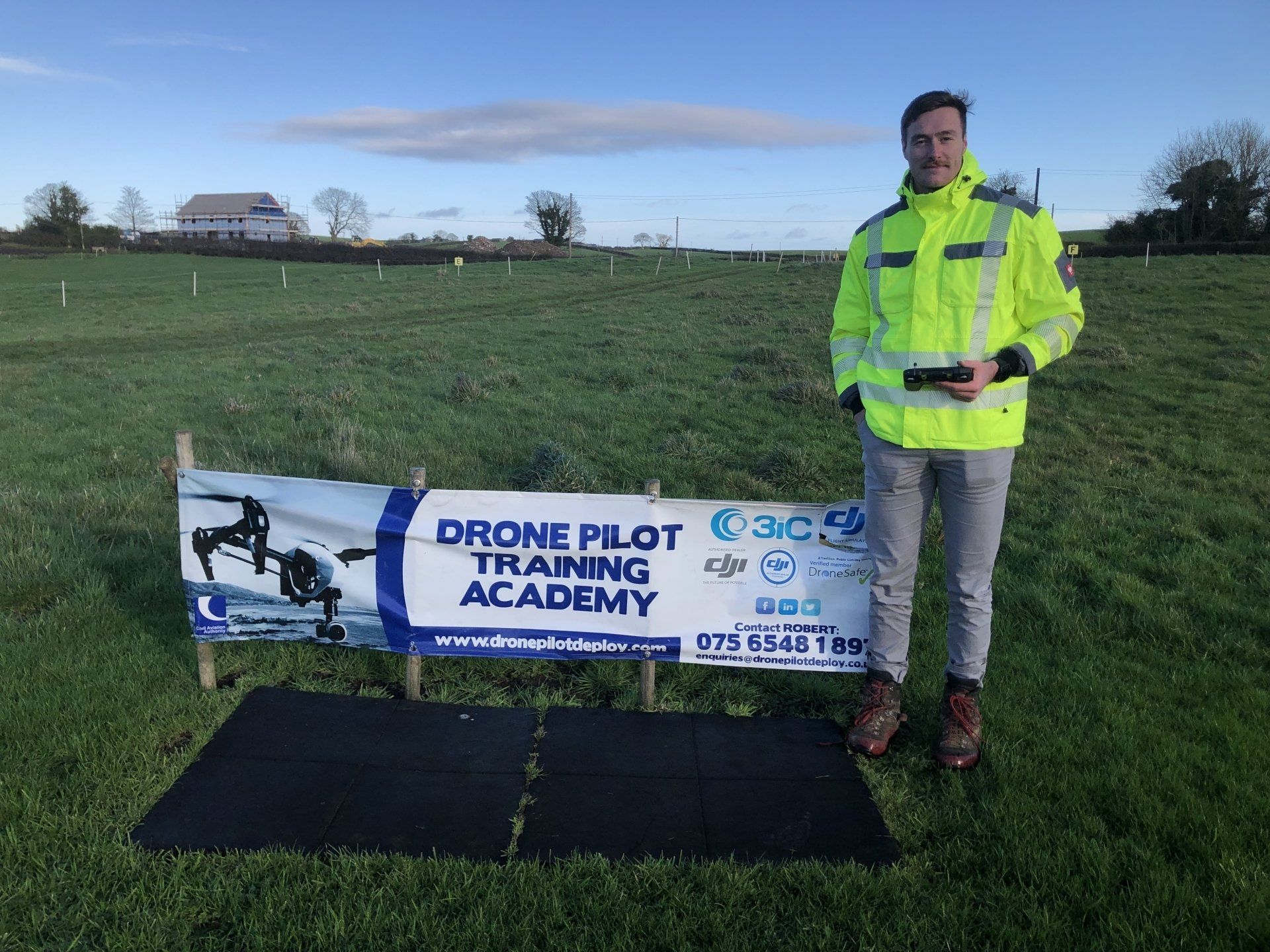 Drone Pilot Training Academy Belfast - Congratulations to Adam Lendrum from Quarryplan who successfully  passed his GVC Exam 