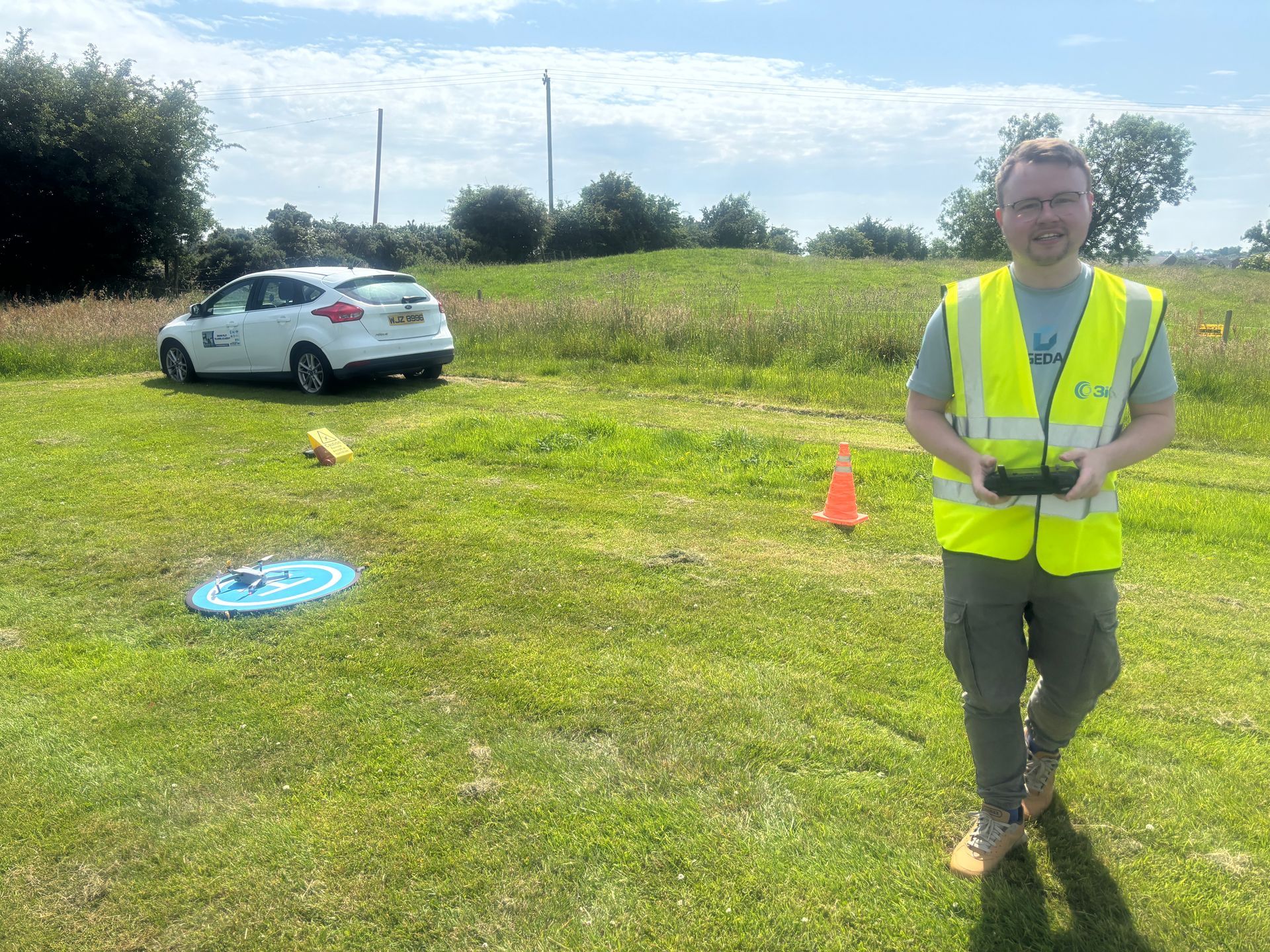 Drone Pilot Training Academy Belfast with Aaron from Geda Construction