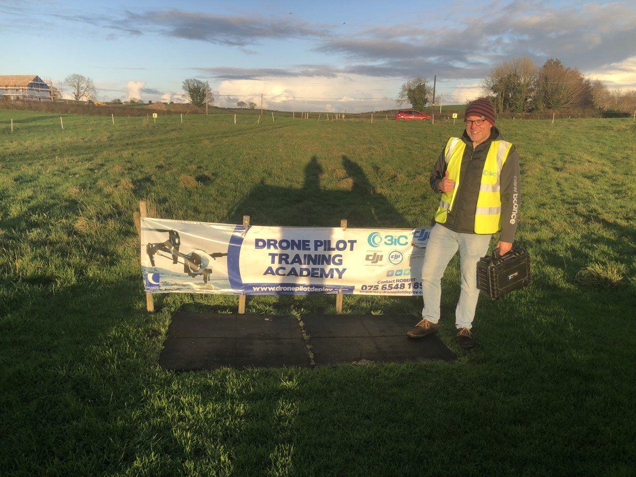 DRONE PILOT TRAINING ACADEMY BELFAST - CONGRATULATIONS TO DR KAHLERT who passed his GVC exam.