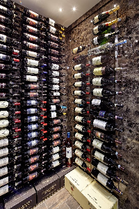Glass wine cellar glass wine cellar