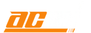 Logotipo blanco con el nombre de ACMI