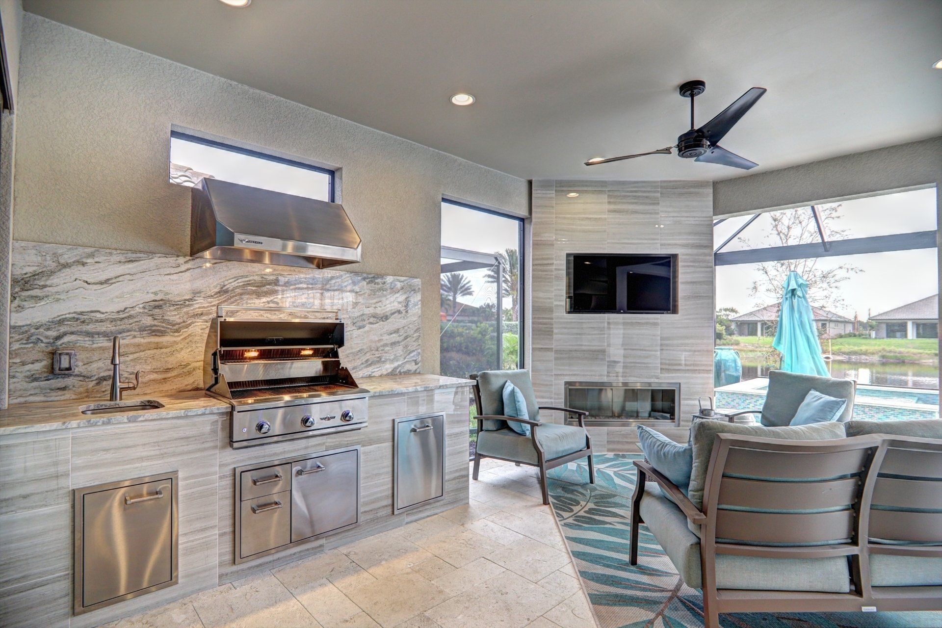perfect outdoor kitchen