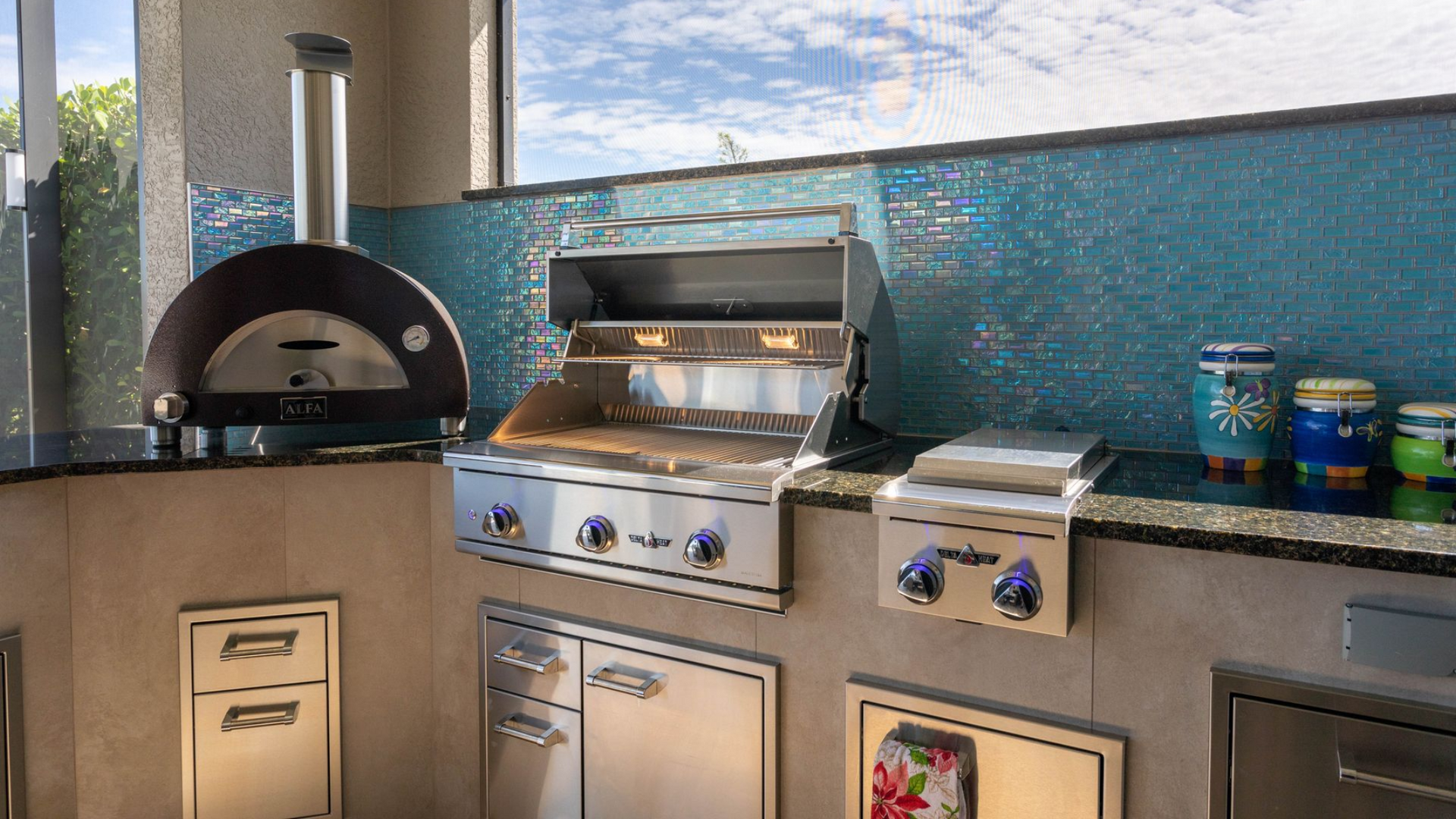 Alfa pizza oven outdoor kitchen Estero FL