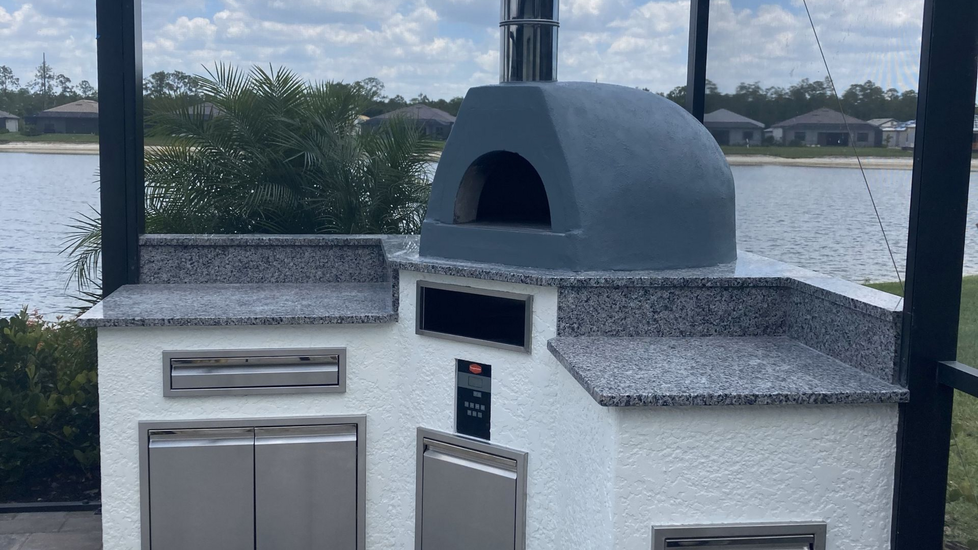 Forno Bravo pizza oven outdoor kitchen Estero FL