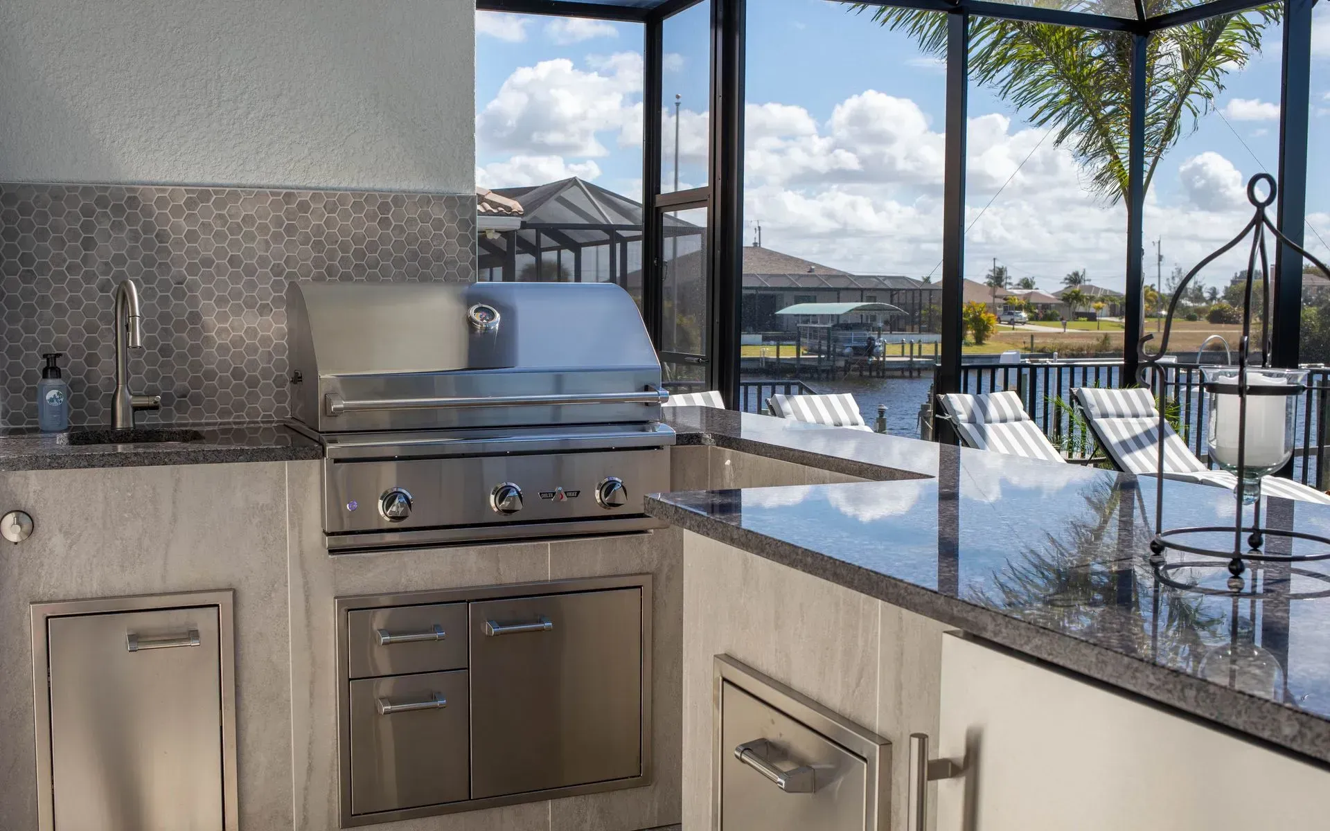 Small space outdoor kitchen cape coral, fl