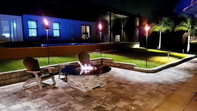 loving the outdoor gas firepit table cape coral, fl