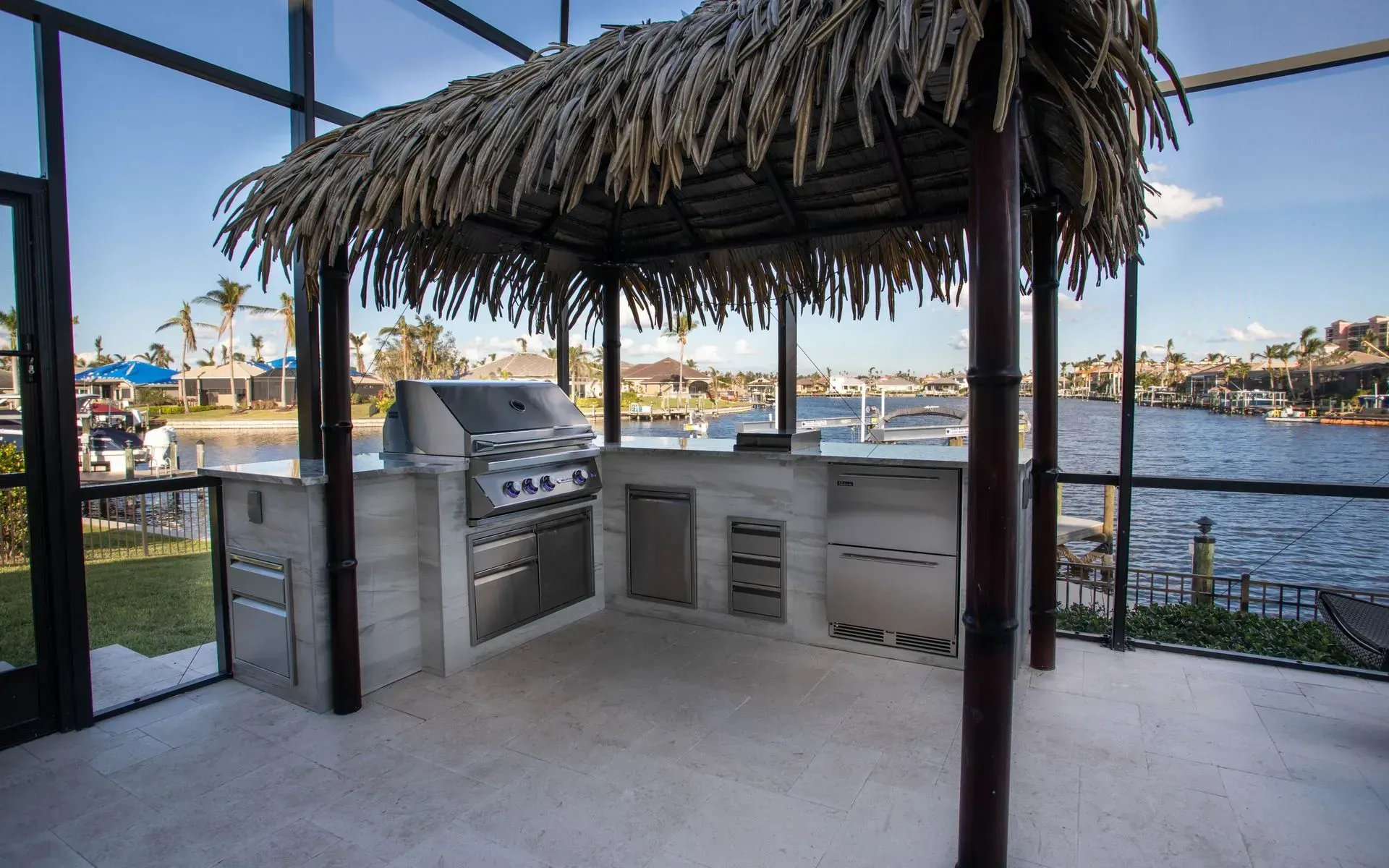 Custom outdoor kitchen cape coral, fl