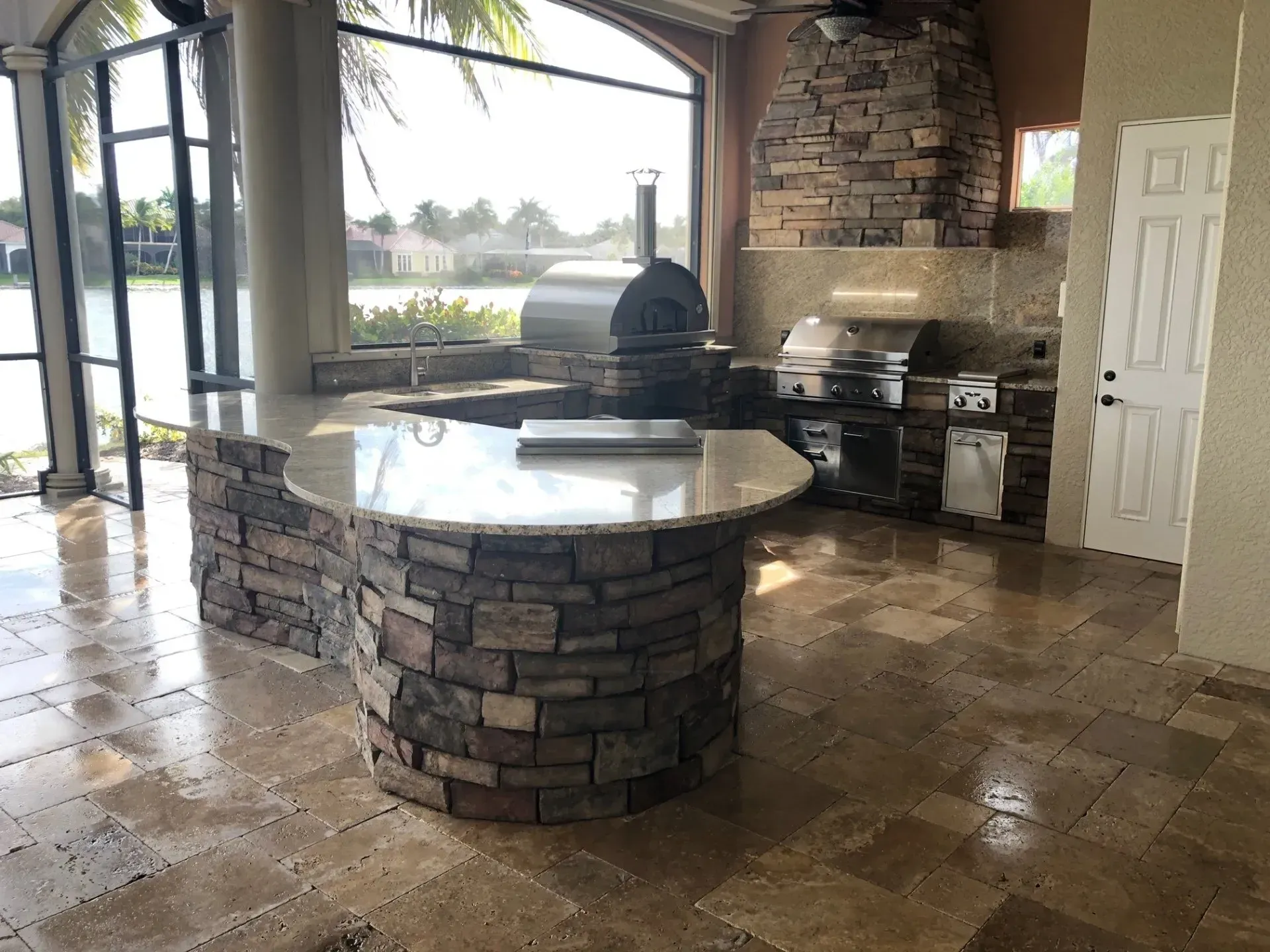 Mirromar Remodel Outdoor Kitchen Fort Myers