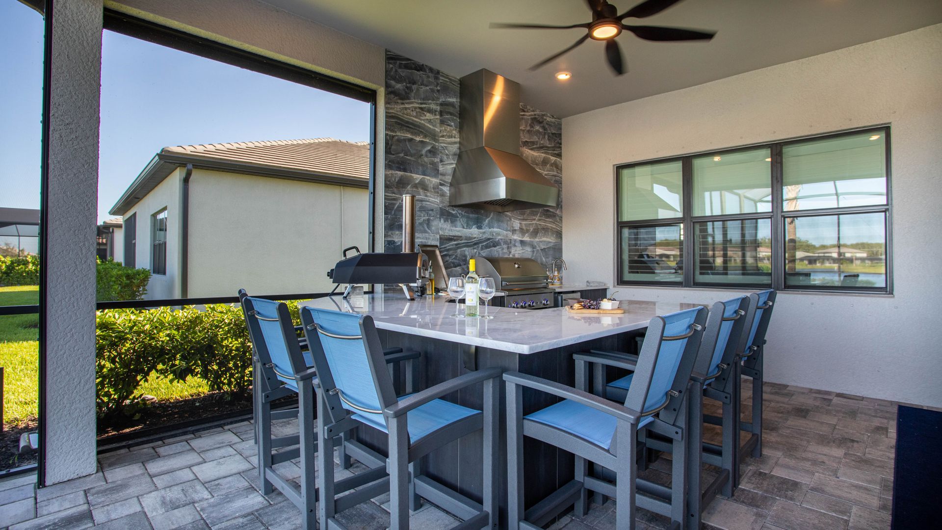luxury outdoor kitchen cost Estero FL