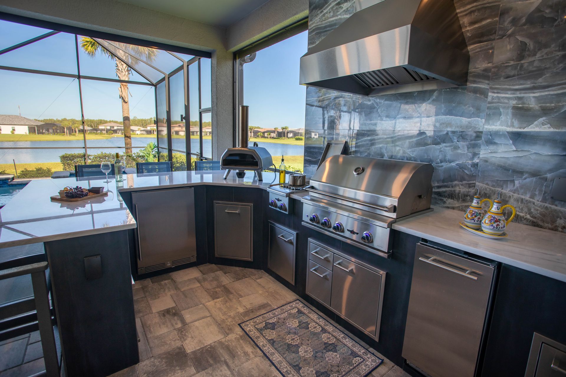 Cost of luxury outdoor kitchen Estero FL