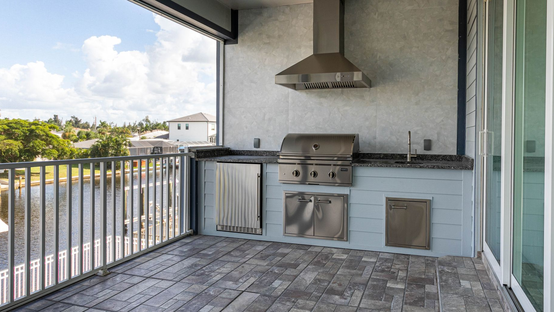 Coyote BBQ grill outdoor kitchen Matlacha FL