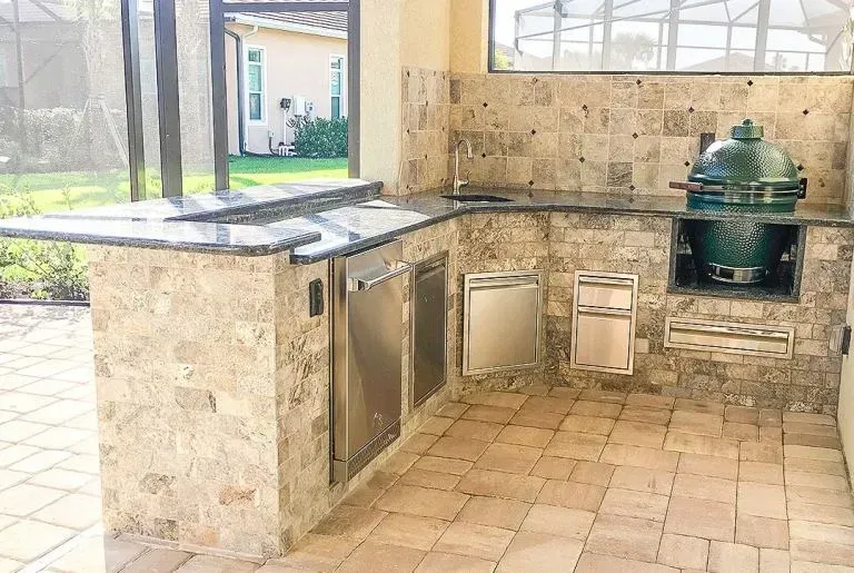 Big Green Egg Outdoor Kitchen Tampa