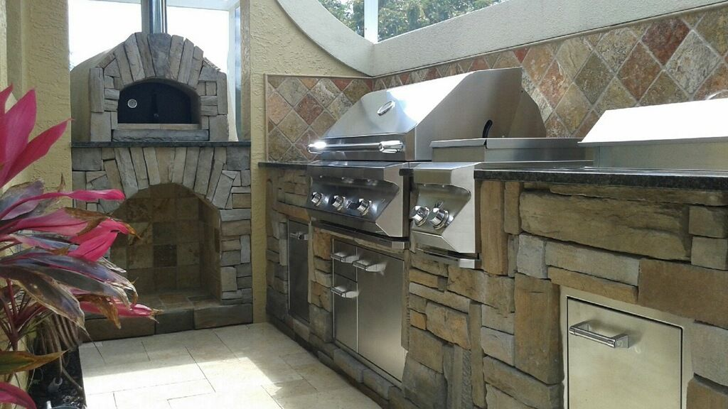 Forno Bravo outdoor kitchen Bonita Springs FL