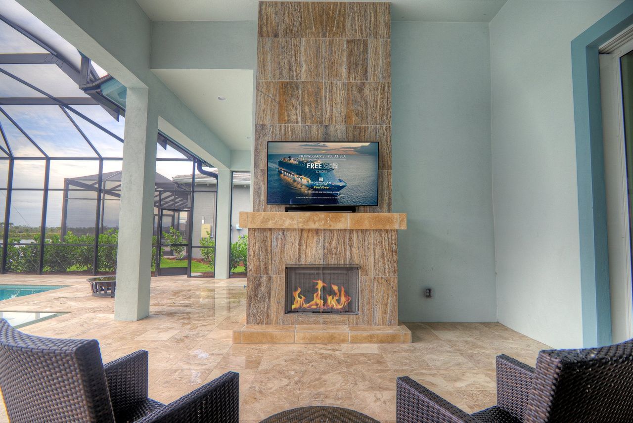 outdoor fireplace naples, fl