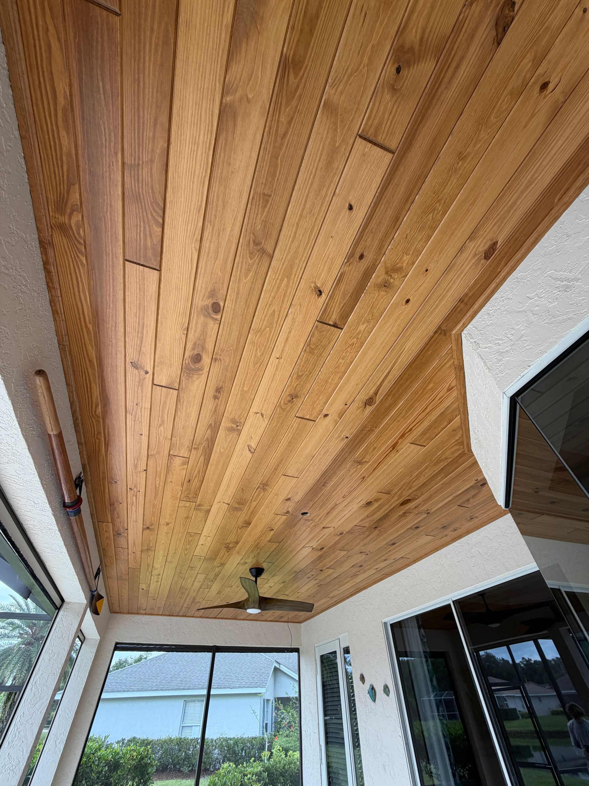 wood-ceiling-synergy-honey-Lakewood-Ranch-FL